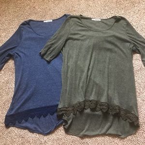 BUNDLE - Two Maurices 3x light weight sweaters